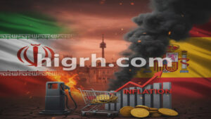 Visual representation of the economic impact of the Iran war on Spain