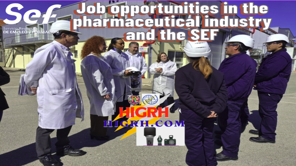 Students in training for chemical plant operator positions at Kinsy pharmaceutical company supported by SEF