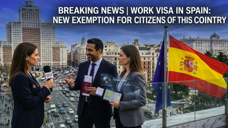 Work visa in Spain new exemption for citizens allowing short-term work without visa in Spain