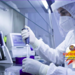 Scientist conducting PCR testing for hantavirus in a sterile laboratory environment for Gomez Ulla Hospital.