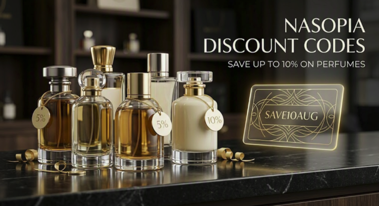 Nasopia Discount Codes: Save Up to 10% on Perfumes 1 Nasopia discount codes for niche and designer perfumes