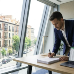 Tragsatec job openings in Madrid for Administrative Technicians working in a modern office.