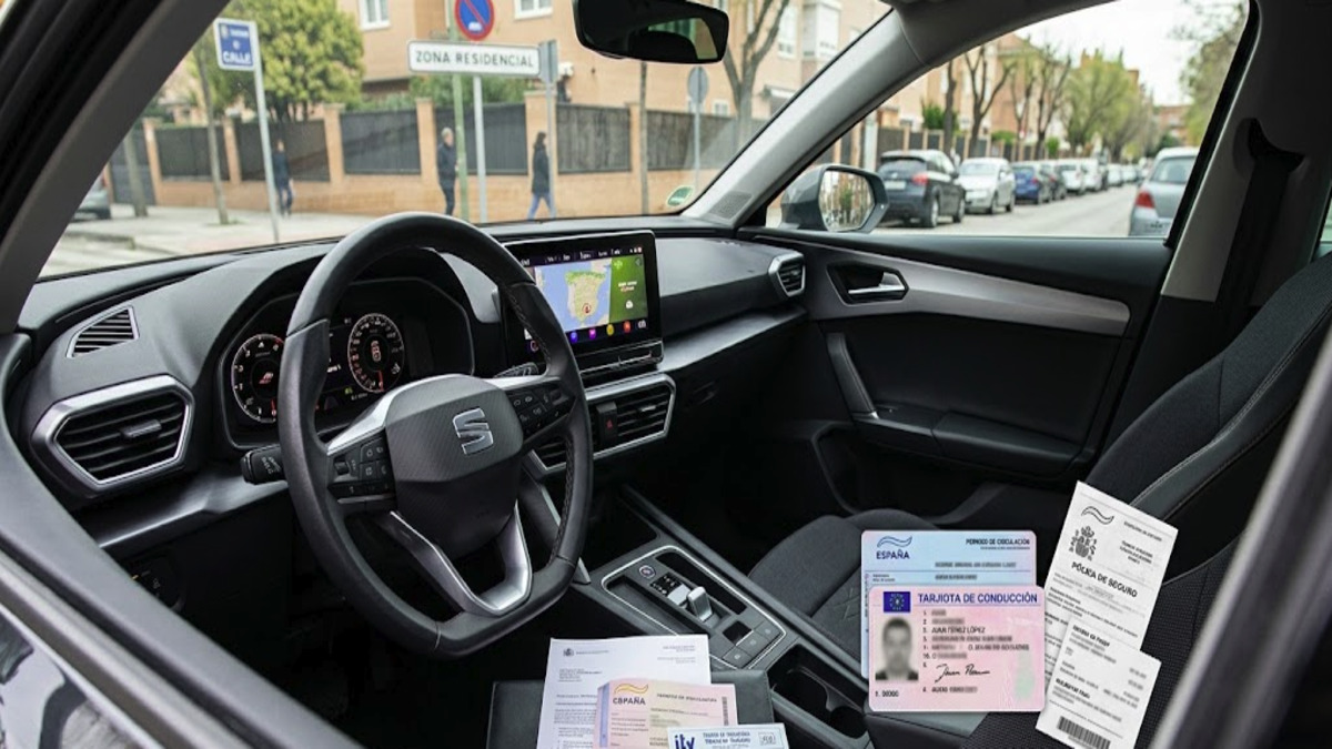 Documents you need in your car in Spain