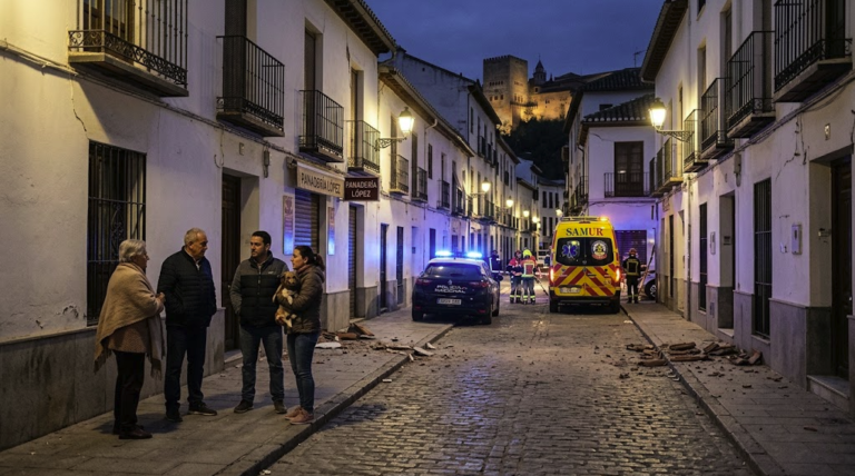 Granada earthquake magnitude 5 and emergency response
