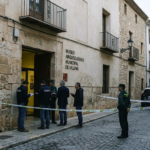 Civil Guard officers investigate the Villena Treasure theft at a museum in Alicante