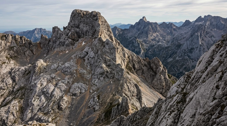 Torrecerredo in the Picos de Europa where a British climber died after a fall