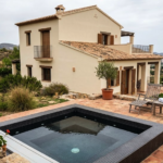 Holiday villa hot tub in Cullera where an Irish couple died