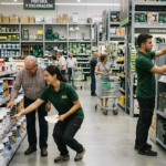 Leroy Merlin employees working in a store in Spain