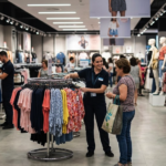 Primark employees working in a fashion store in Spain