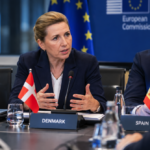 European leaders discuss Spain’s migrant regularisation plan at an EU meeting.