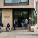 Social Security administrative building in Spain.
