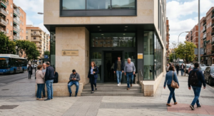 Social Security administrative building in Spain.