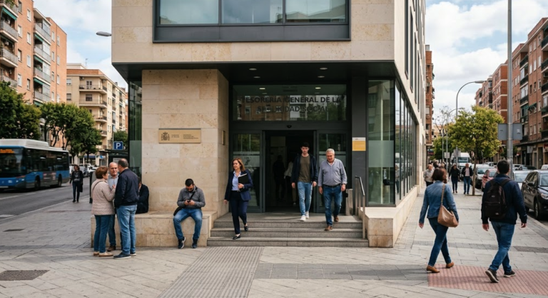 Social Security administrative building in Spain.