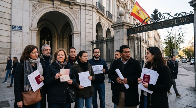 Spanish Supreme Court in Madrid illustrating the debate over voting rights for citizens granted nationality under Spain’s Grandchildren’s Law.